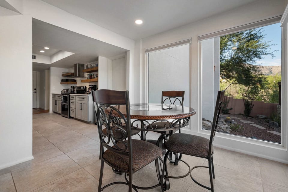 Dining area 2: Right next to the kitchen for easy serving and cleanup.