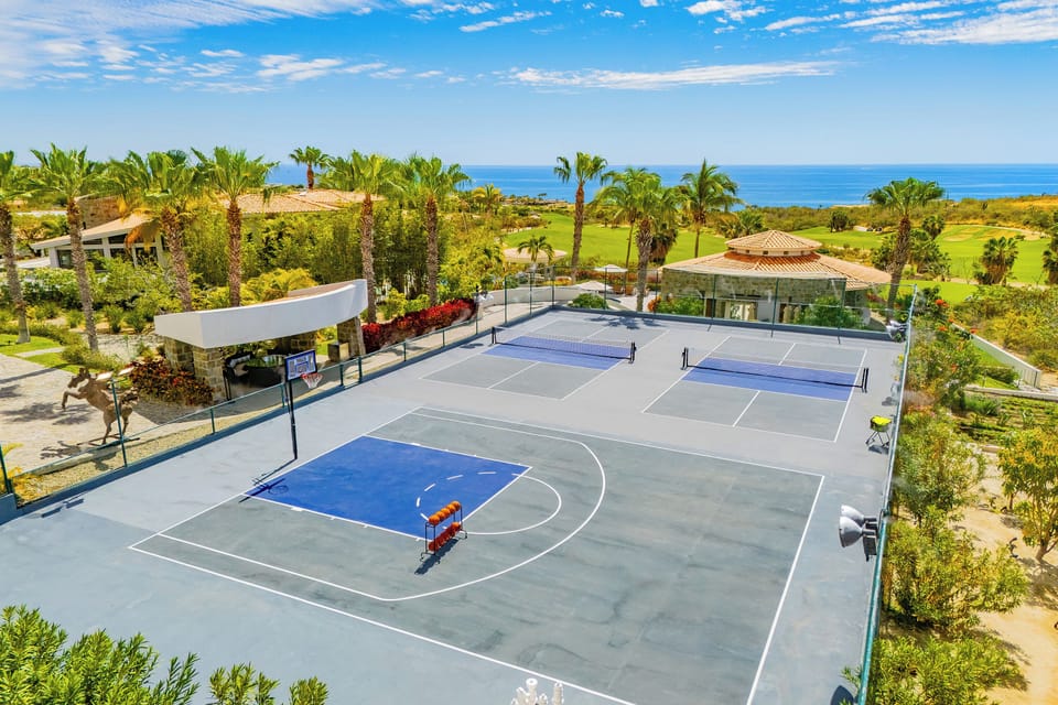 Private pickleball courts