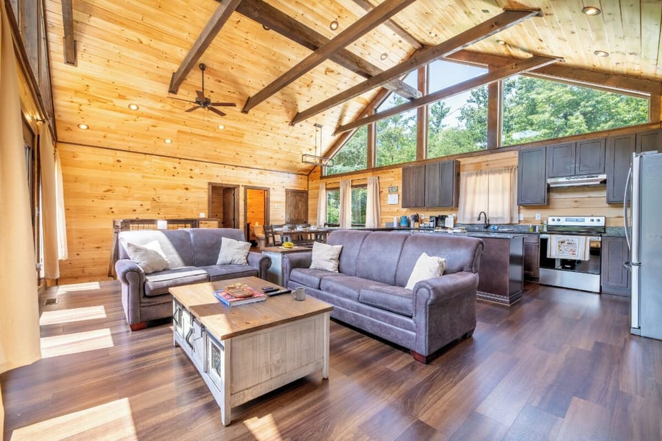 Serenity Summit's cozy living area