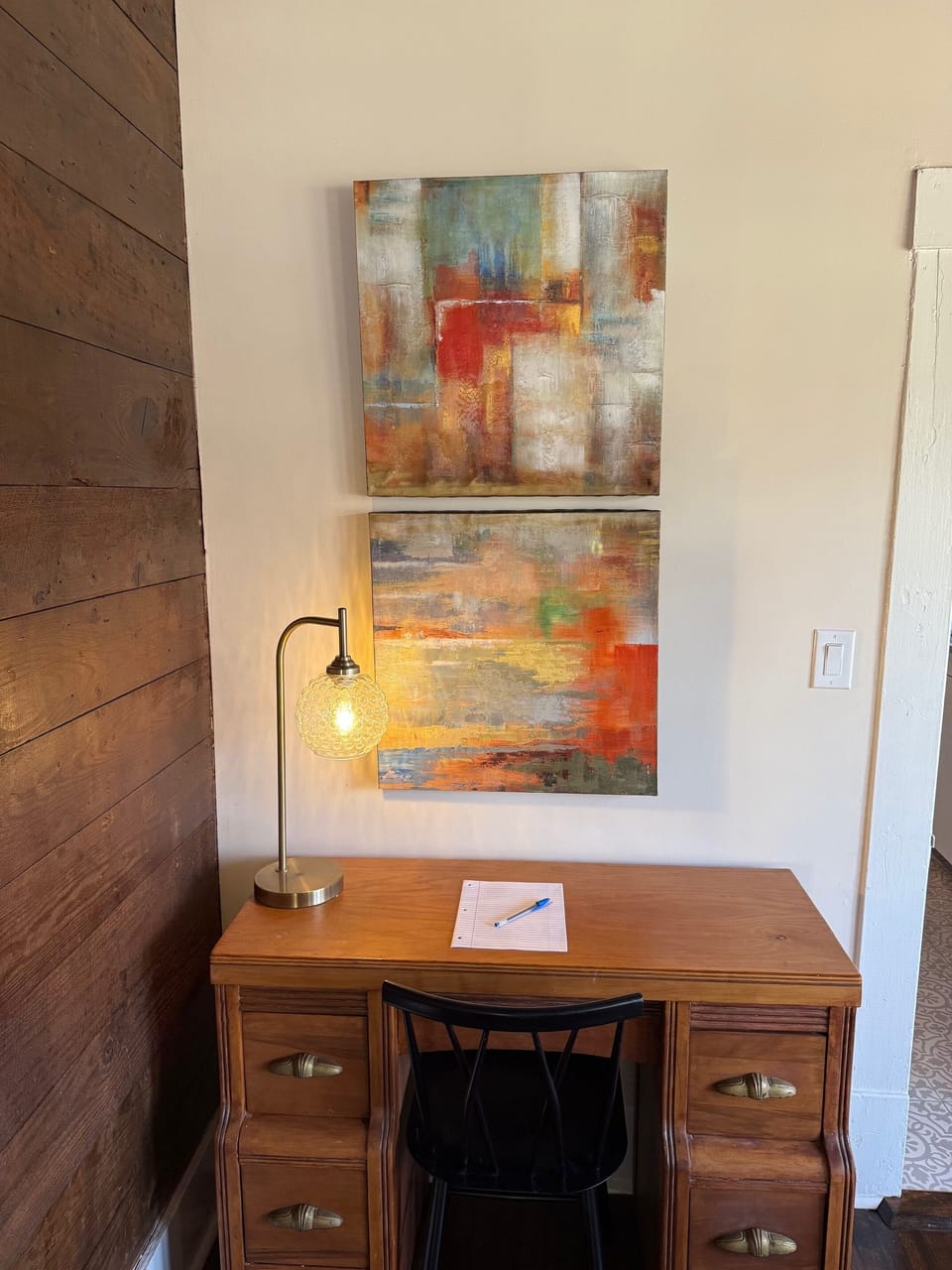 If you have to take work with you, this is the perfect spot to get it all done! 