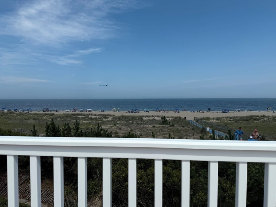 View from rooftop deck