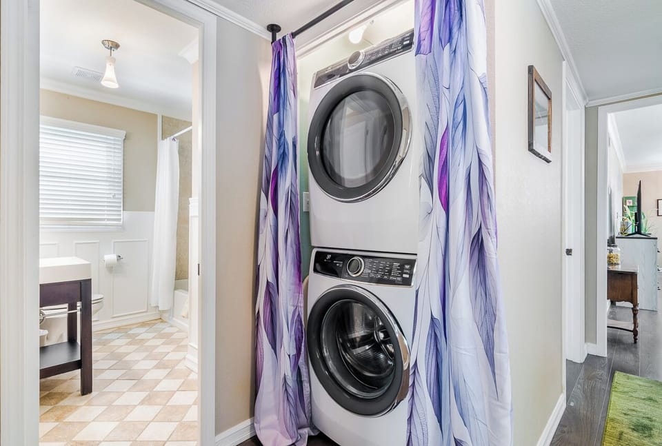 Laundry provided in hall