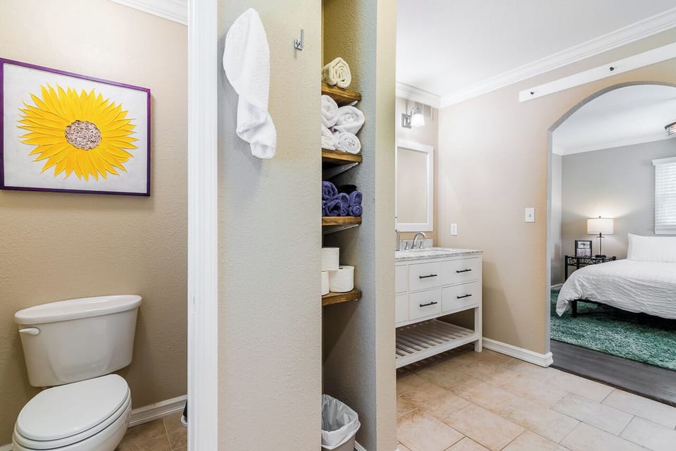 Primary attached bathroom