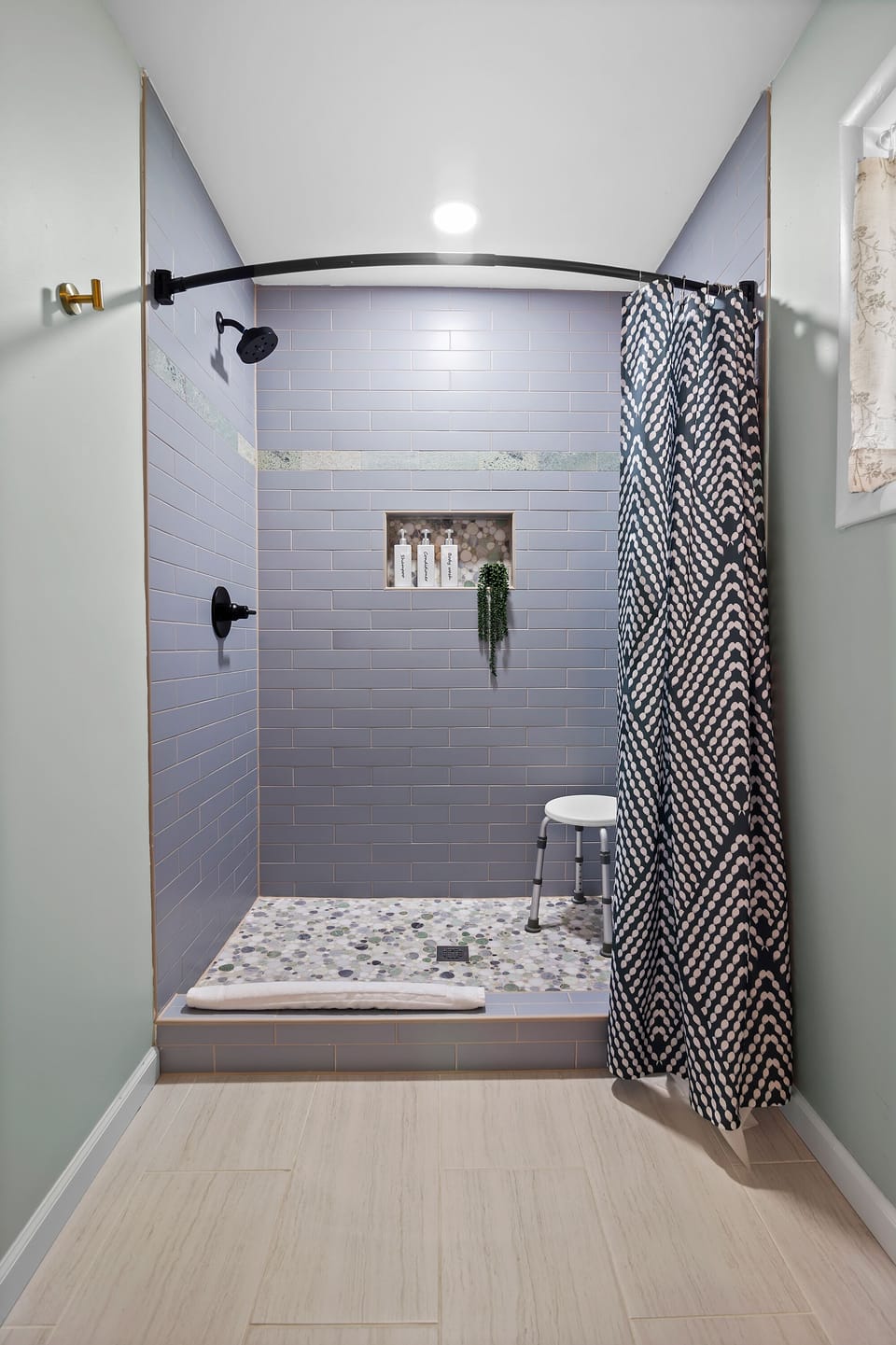 Spa like shower, all completely remodeled.