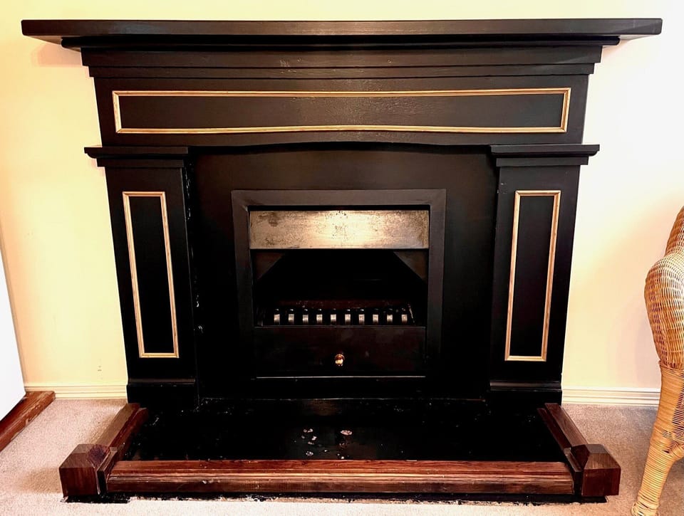 Room 3 King Room Fireplace