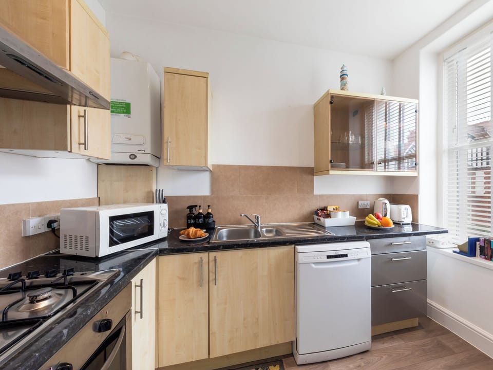 Kitchen | Sea Shore Flat, Llandudno