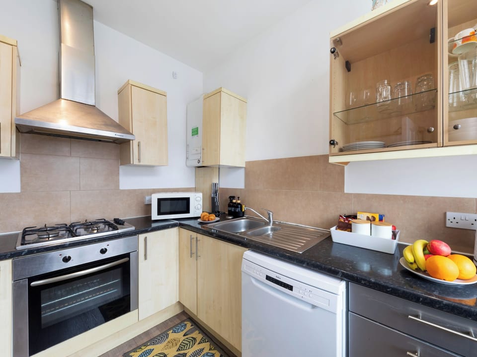 Kitchen | Sea Shore Flat, Llandudno