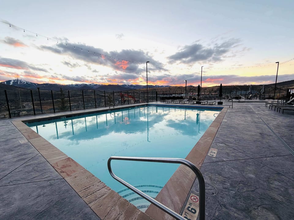 Large heated year-round pool