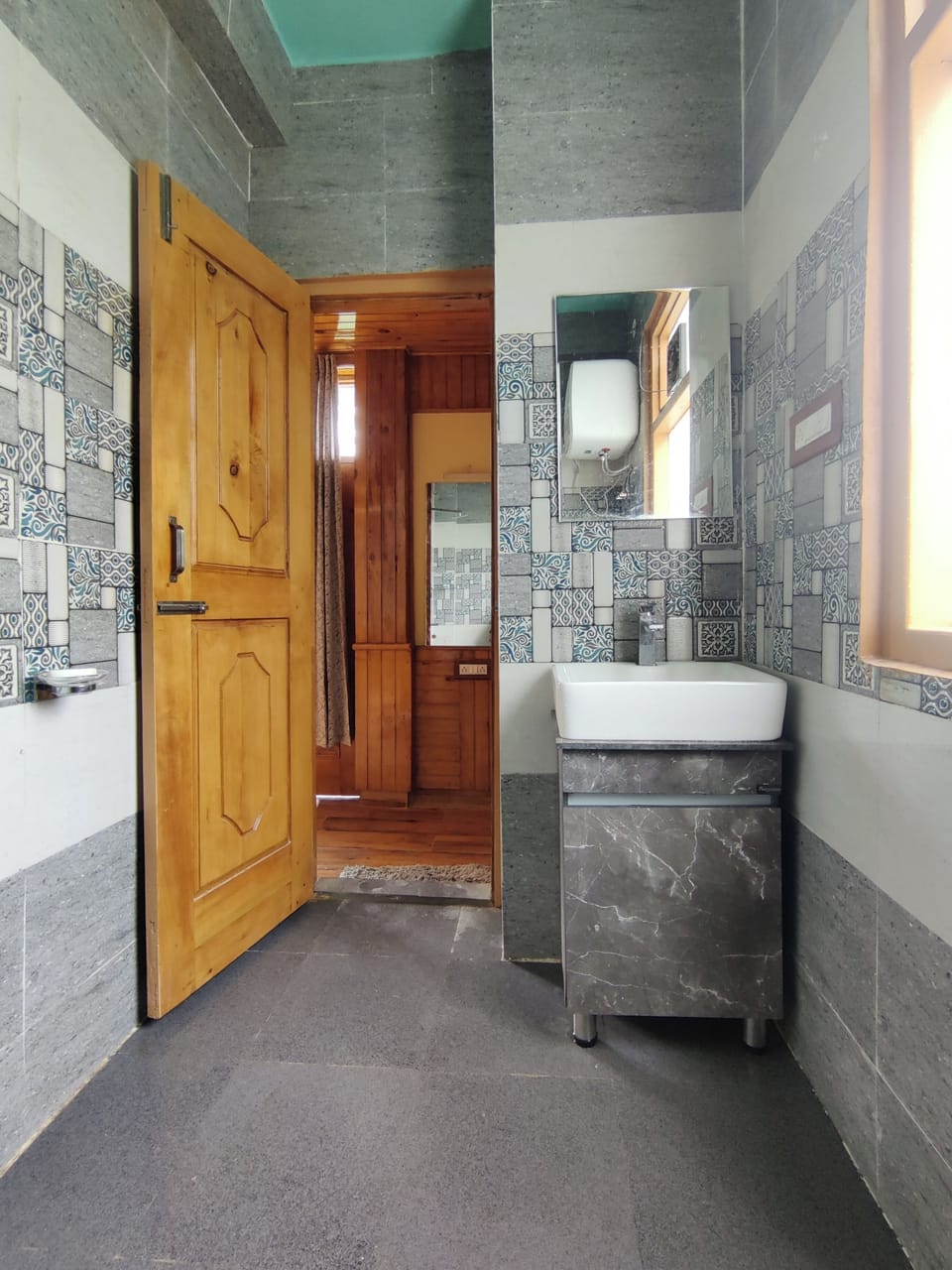 Slippers, towels, soap, shampoo
