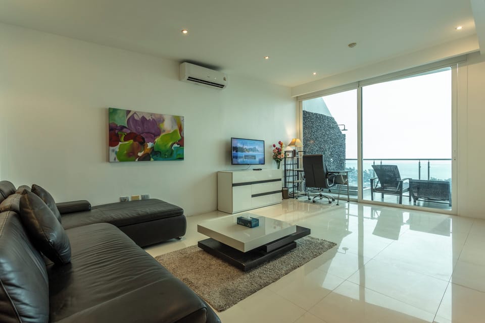 Apartment, City View | Living area | TV
