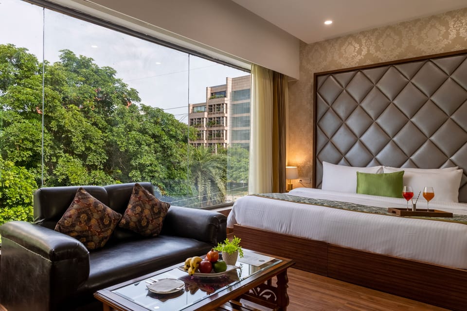 Premium bedding, individually furnished, desk, laptop workspace