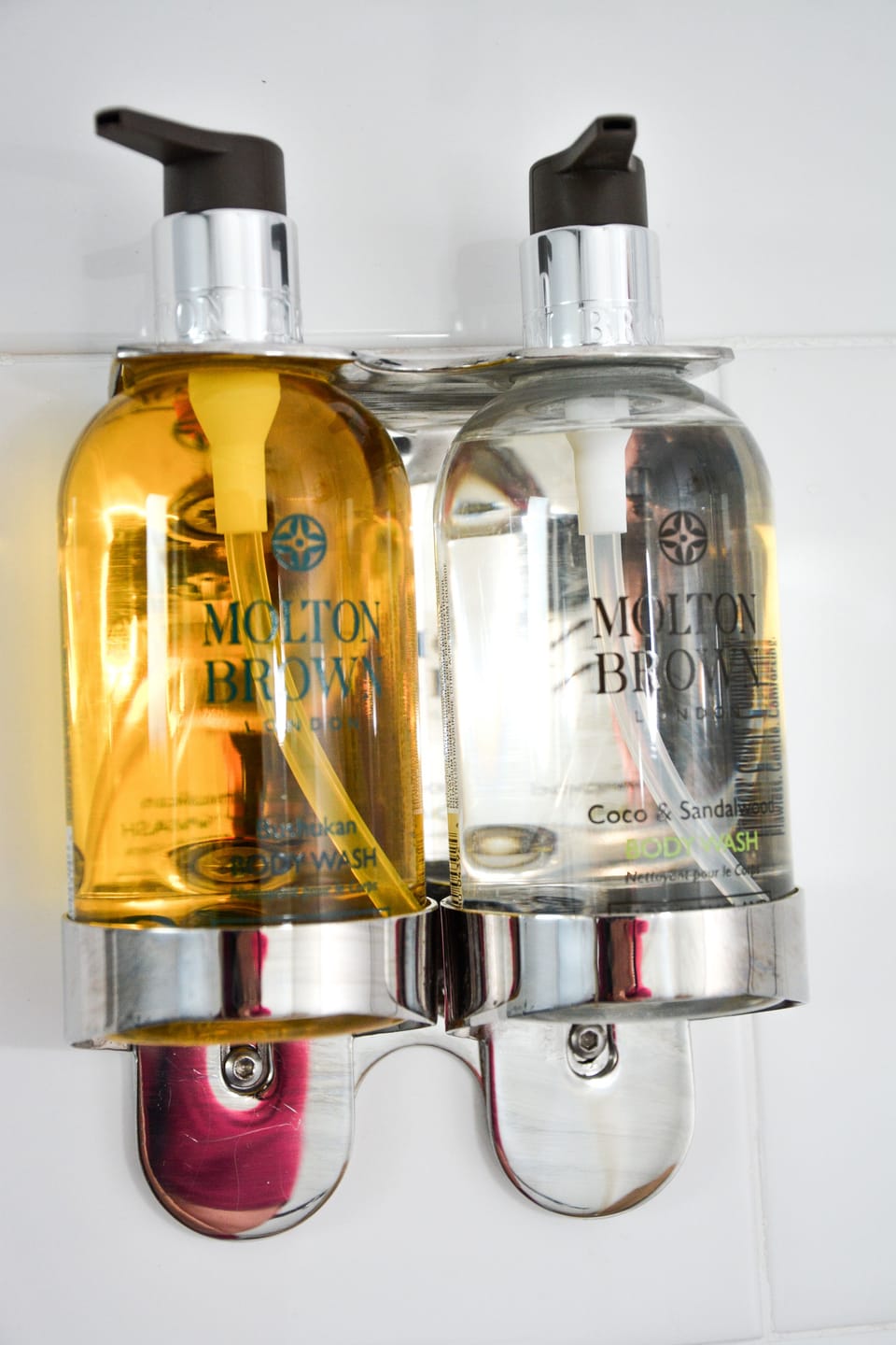 Shower, hair dryer, bathrobes
