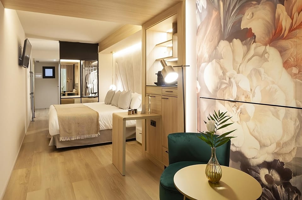 Stretch out in a spacious suite with artful details and warm light.