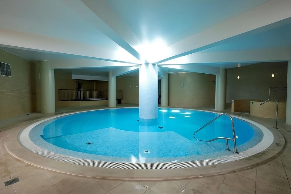 Slip into the serene indoor pool for quiet, year-round swims.
