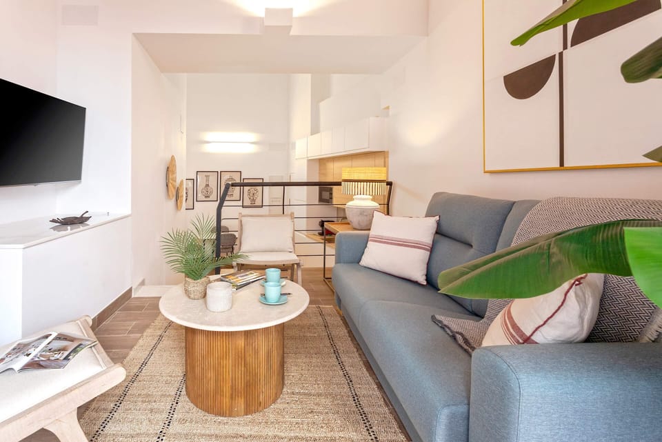 Apartment (1 Bedroom) | Living area