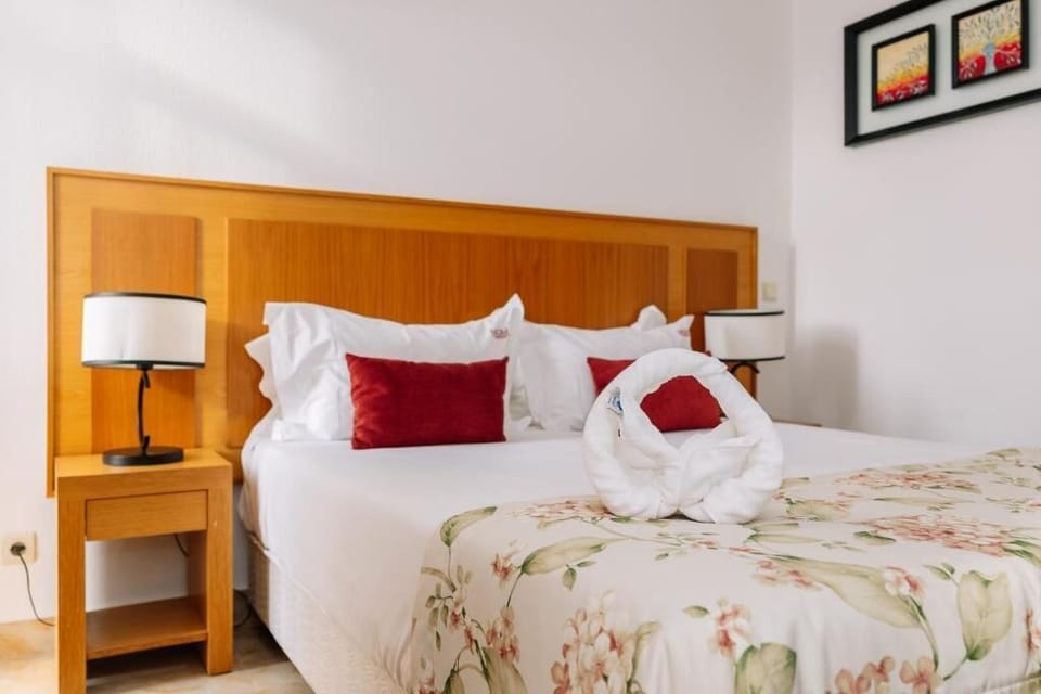 Bedroom. Interior and views may vary based on location and availability