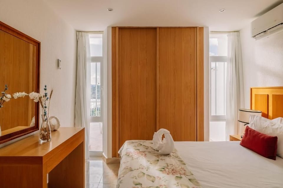 Bedroom. Interior and views may vary based on location and availability