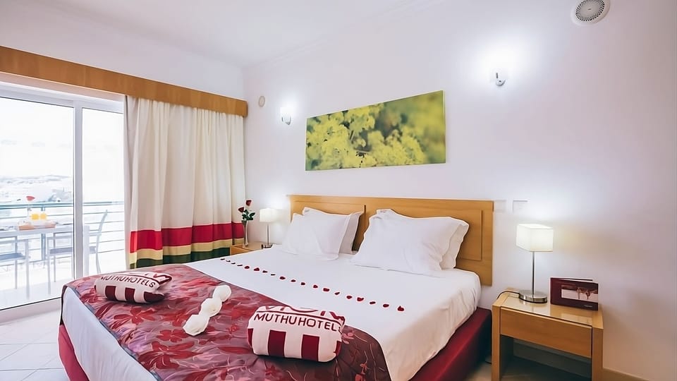 Relax into plush pillows while daylight fills the room.