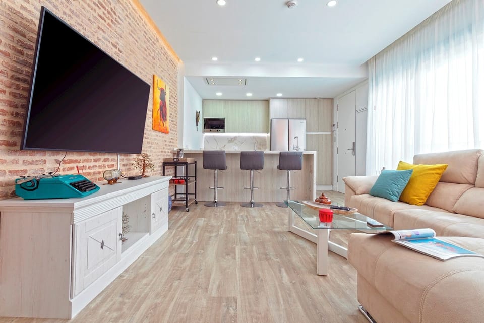 Apartment (2 Bedrooms) | Living area | TV