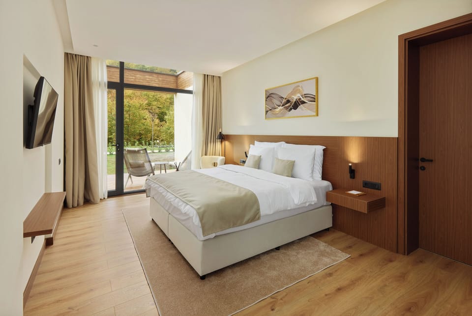 Luxury Villa, 2 Bedrooms, Garden View (Private Sauna) | Terrace/patio