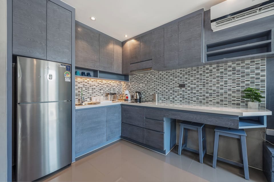 Apartment, Balcony | Private kitchen