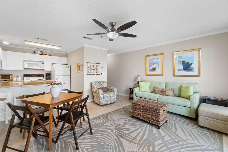 Condo, 1 Queen Bed with Sofa bed (Grand Caribbean West 311) | Living area