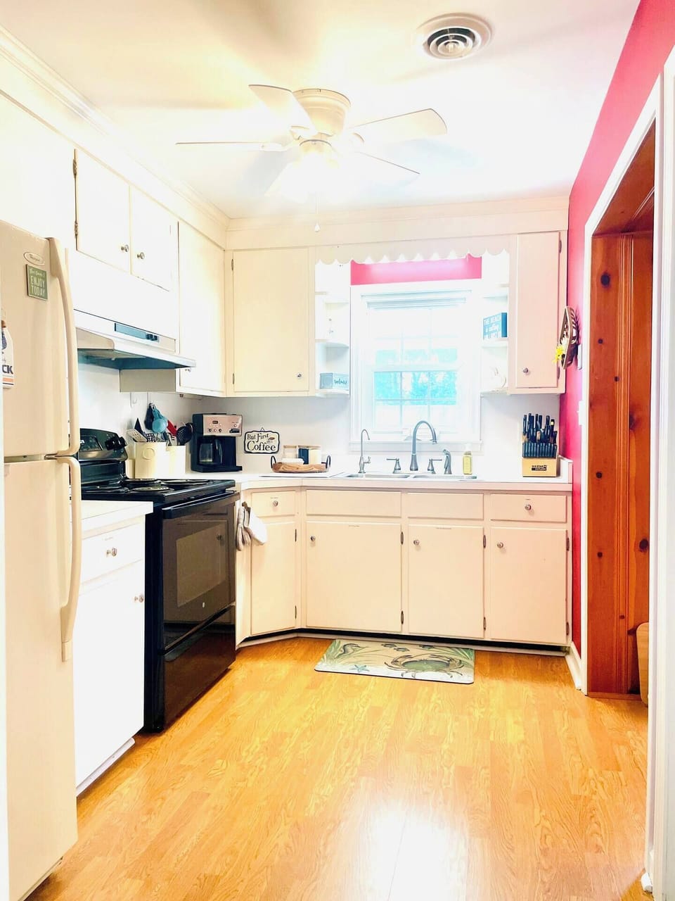 Fully stocked kitchen  