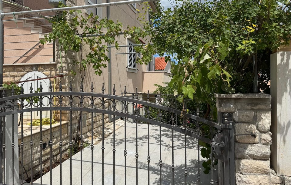 outside