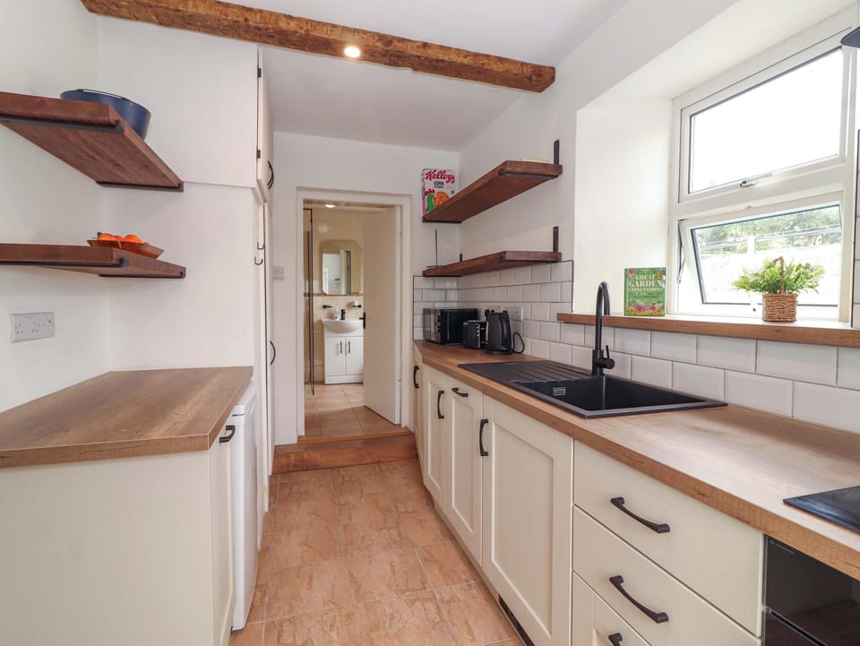 Fridge, microwave, dishwasher, toaster