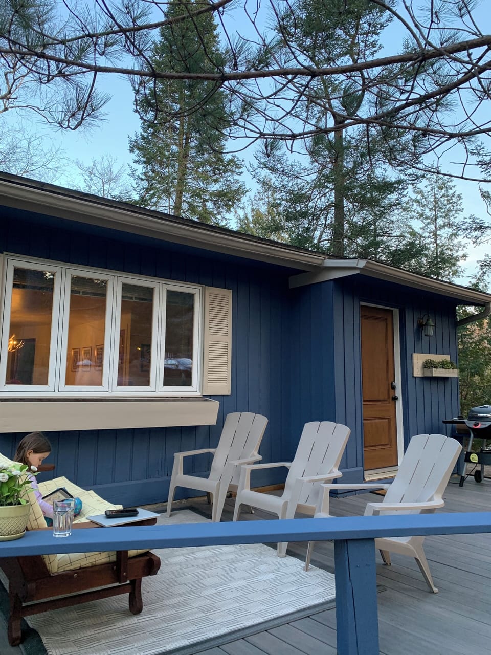 front porch in the warmer months