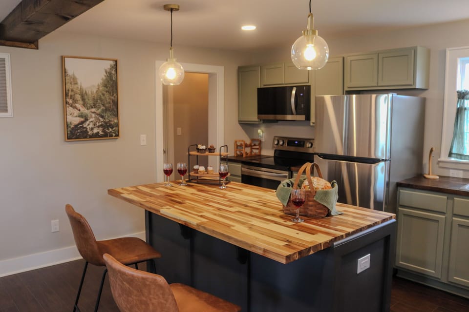 Fully stocked kitchen with all essentials for easy, delicious home cooking.