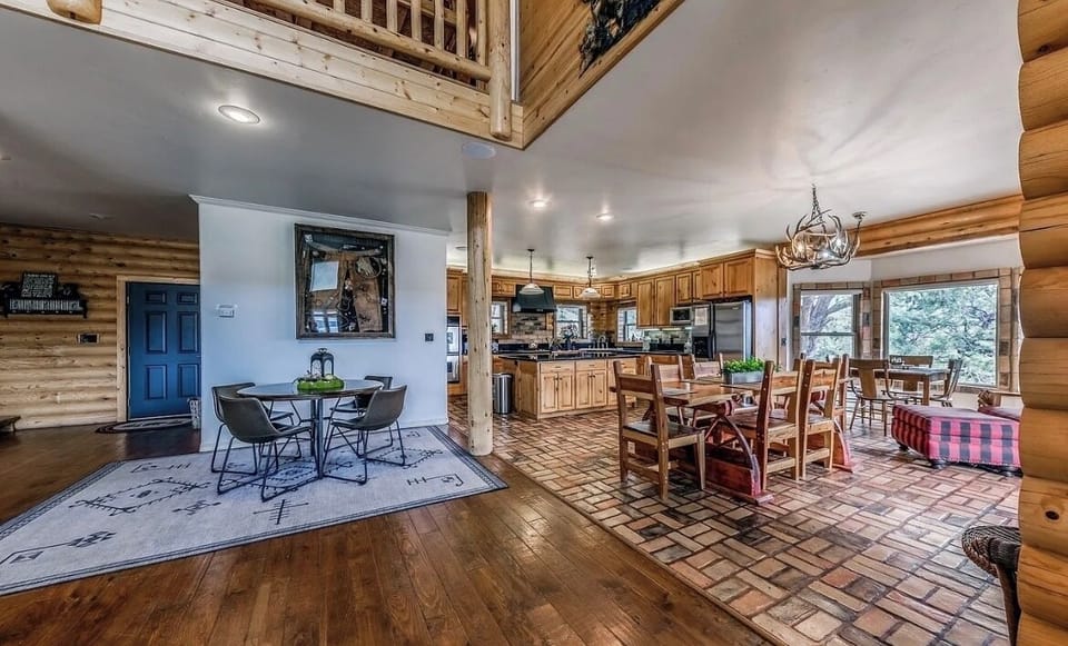 Dining and kitchen