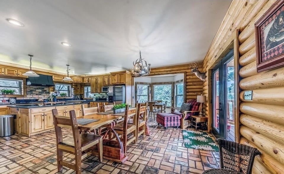 Dining and kitchen