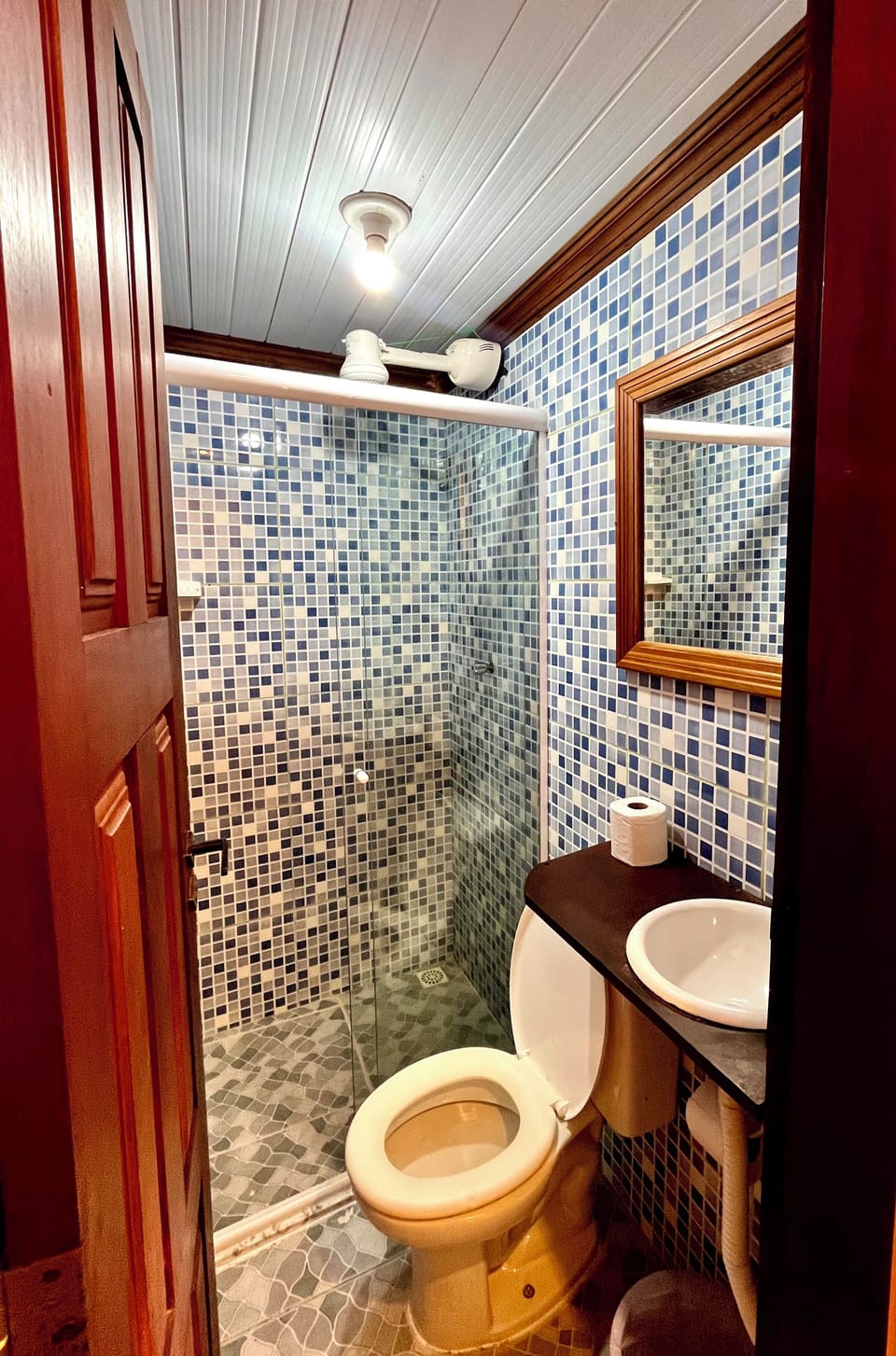 Comfort Room | Bathroom | Shower, rainfall showerhead, towels, soap