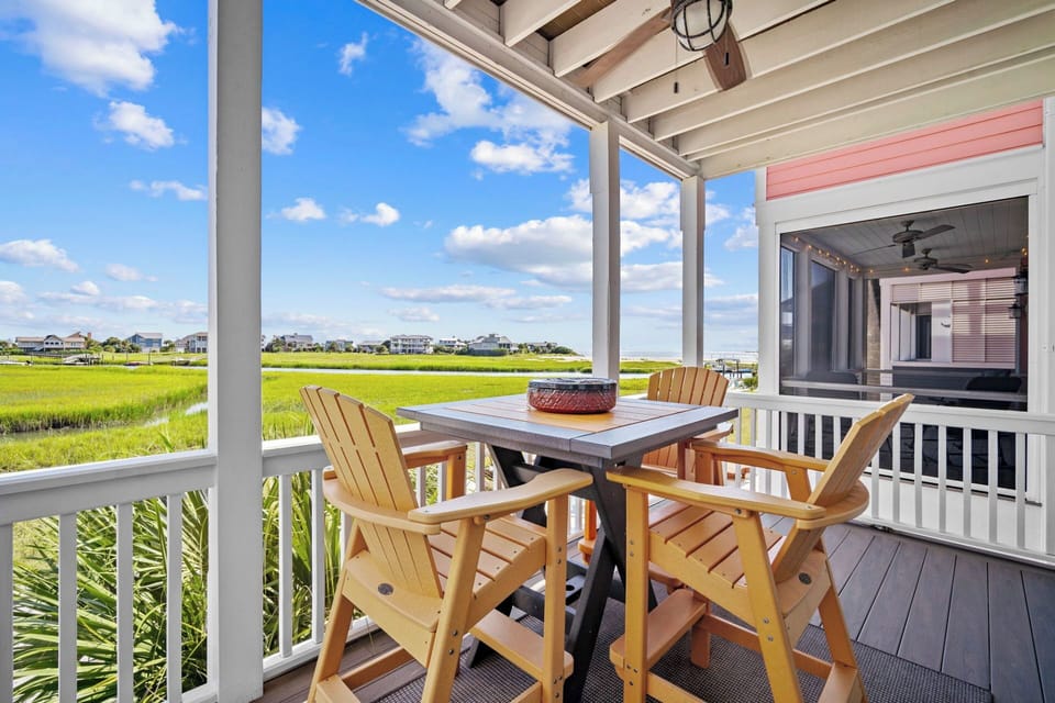 Back Deck with Ocean Views