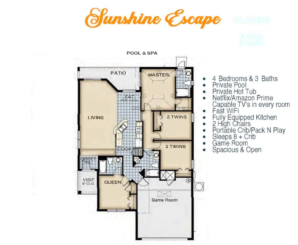 Layout of our home.