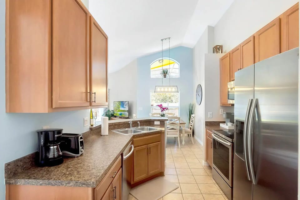 Fully stocked kitchen