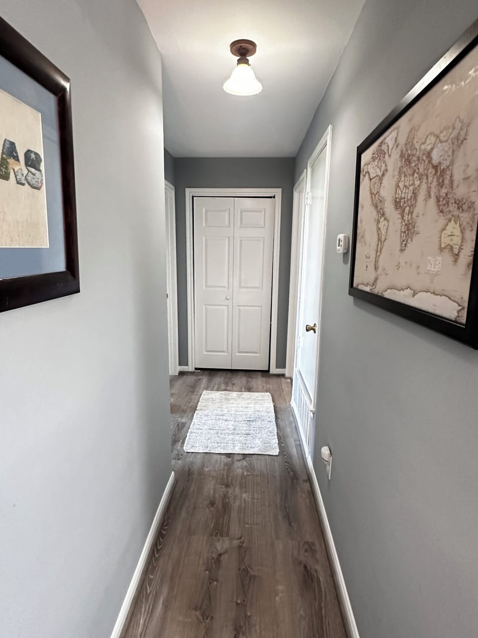 Hallway to guest rooms