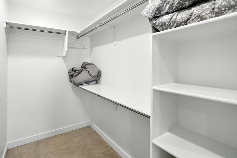 Behold! The blank canvas for all your vacation outfits. Unpack, settle in, and let the style games begin.