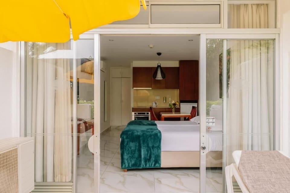 Bedroom. Interior and views may vary based on location and availability