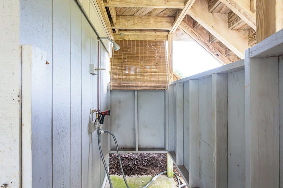 Ground Level: Outdoor Shower for Beach Days