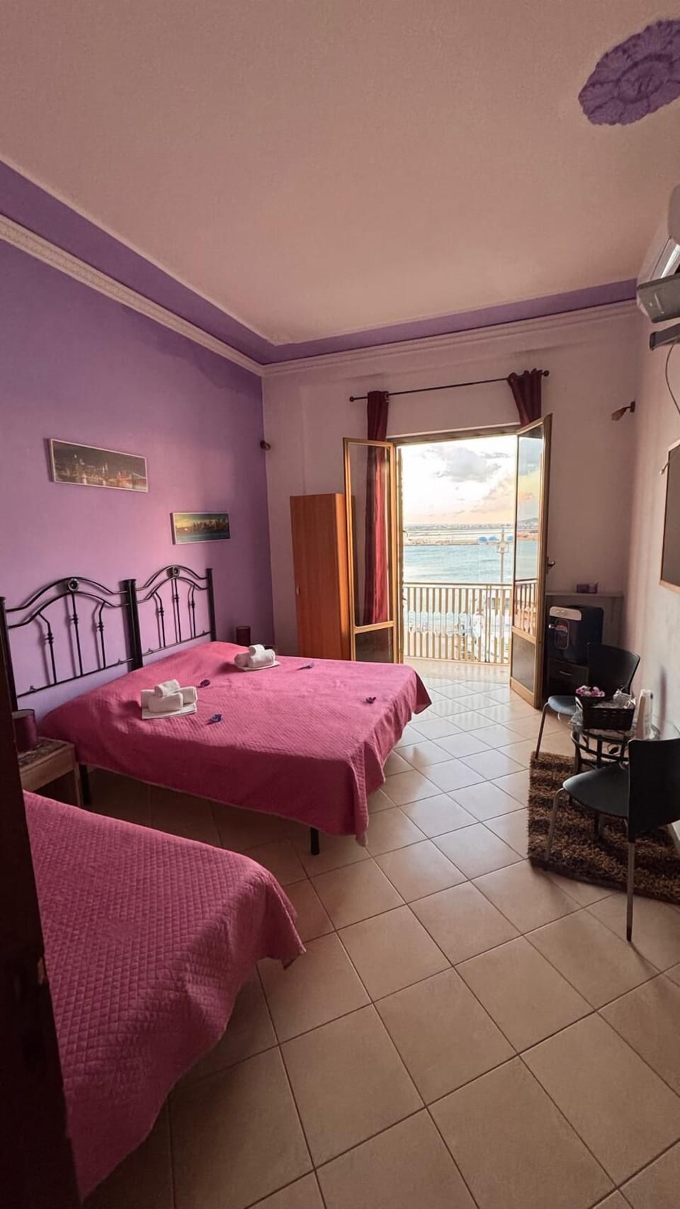 Family Room, Balcony, Sea View | Laptop workspace, iron/ironing board, free WiFi