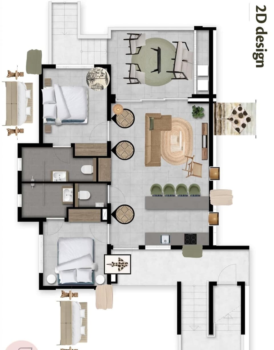 New luxury 2-bedroom apartment in the Caribbean for rent in Blue Bay Resort, Photo 9