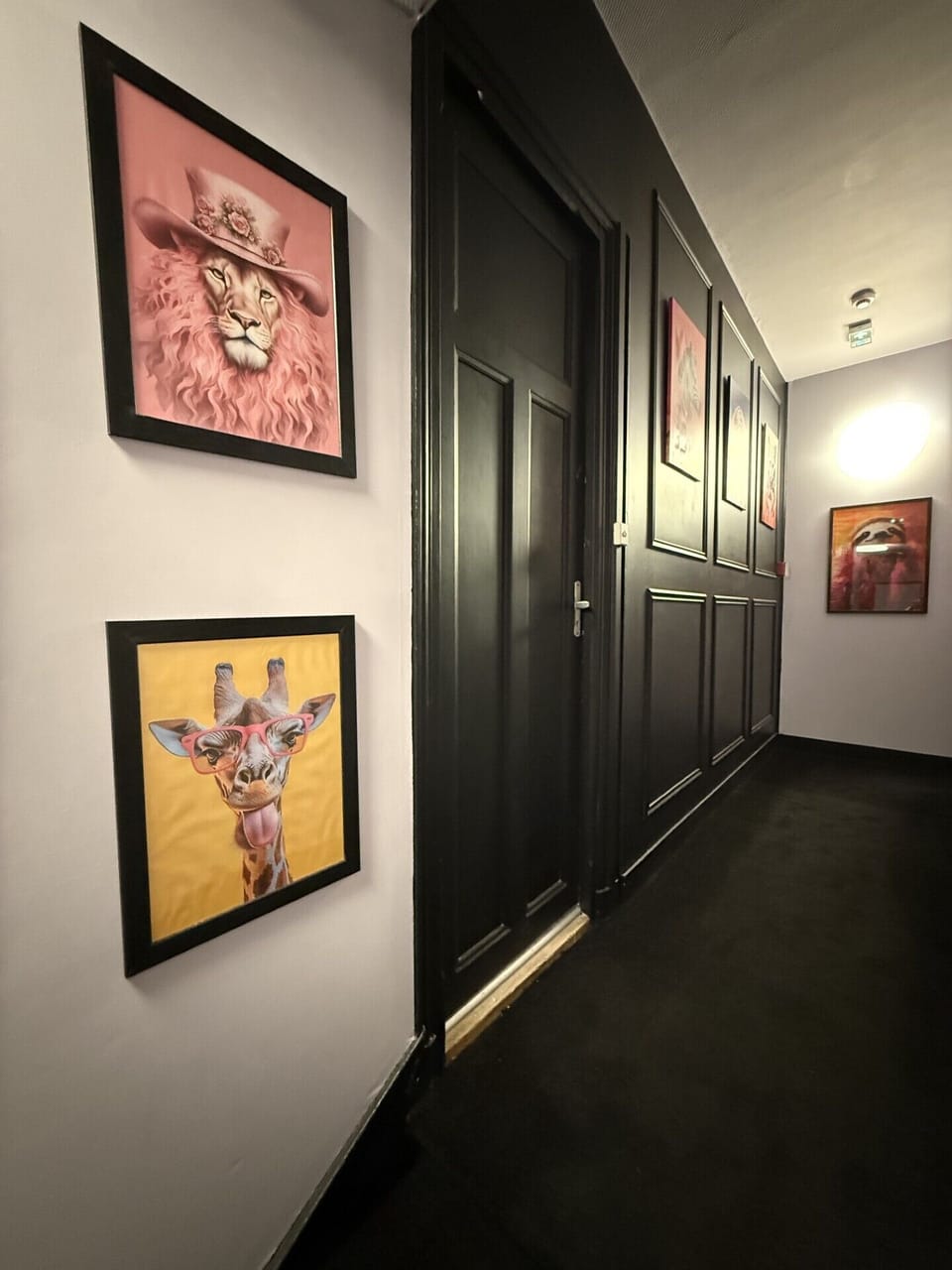 Handrails in hallways