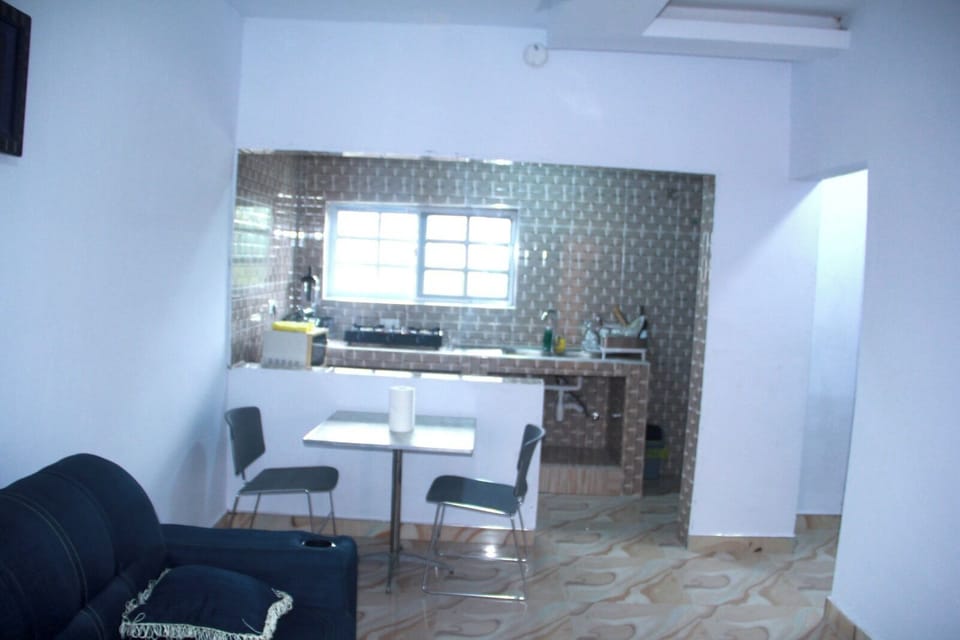 The living room showing the dinning area.
