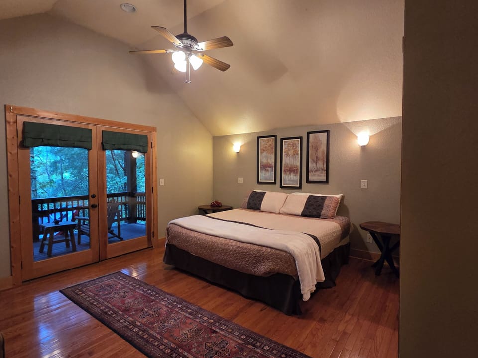 Private walkout balcony offers stunning, direct views of the scenic golf course.