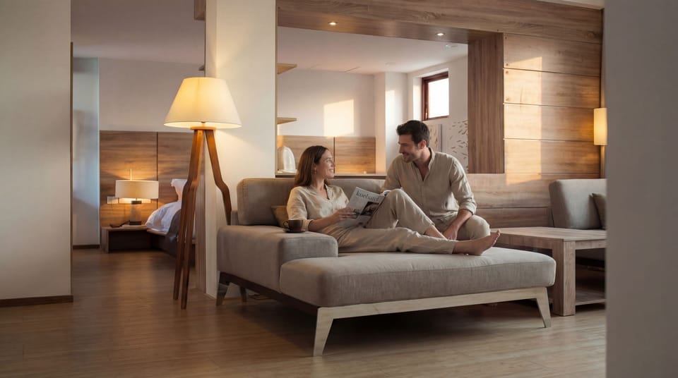 Superior Suite, Balcony, Pool View | In-room safe, blackout drapes, iron/ironing board, free WiFi