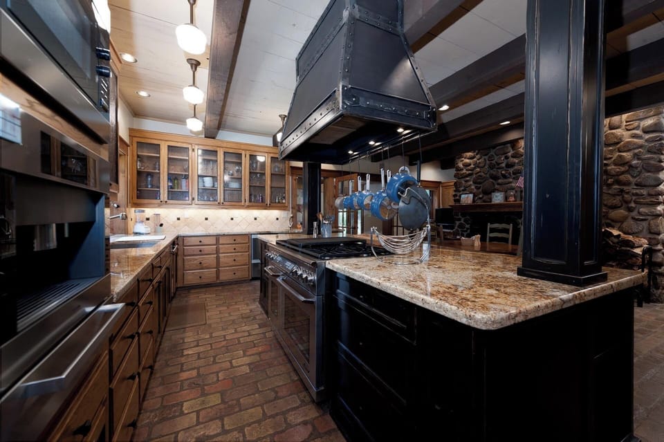 Fully stocked kitchen