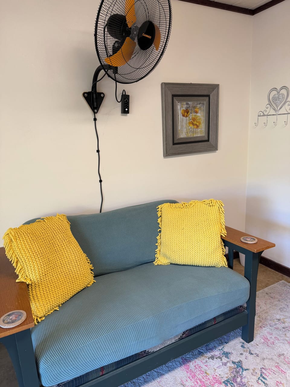 Sunrise Room 3 - Seating Area
Oscillating Fan on the wall