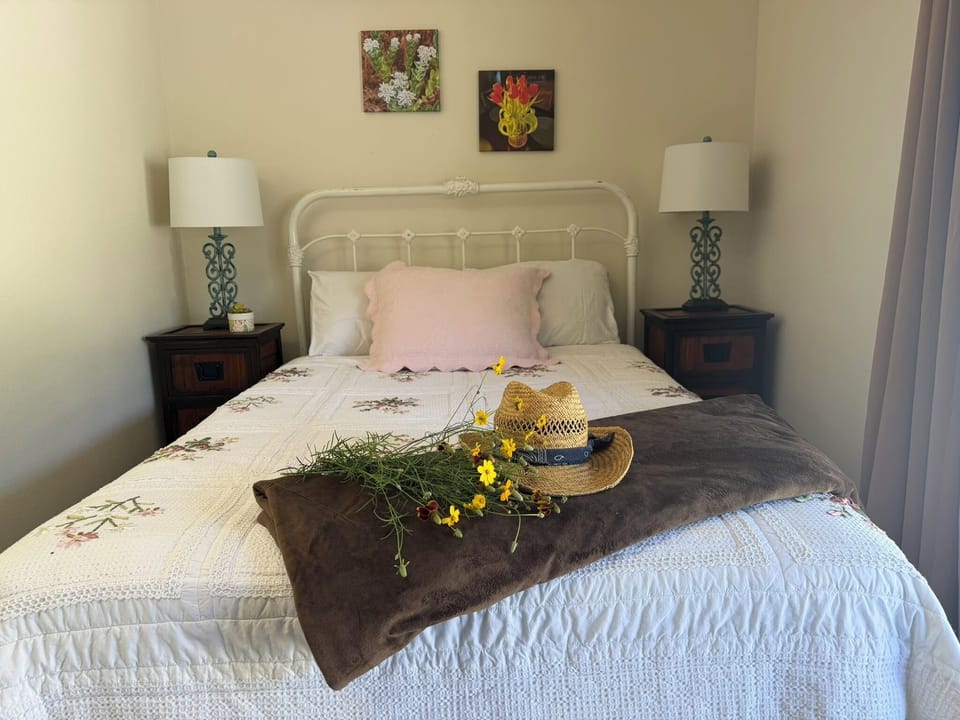 Room 9 - Two Full (double) Beds with privacy wall between ( 1 of 2)